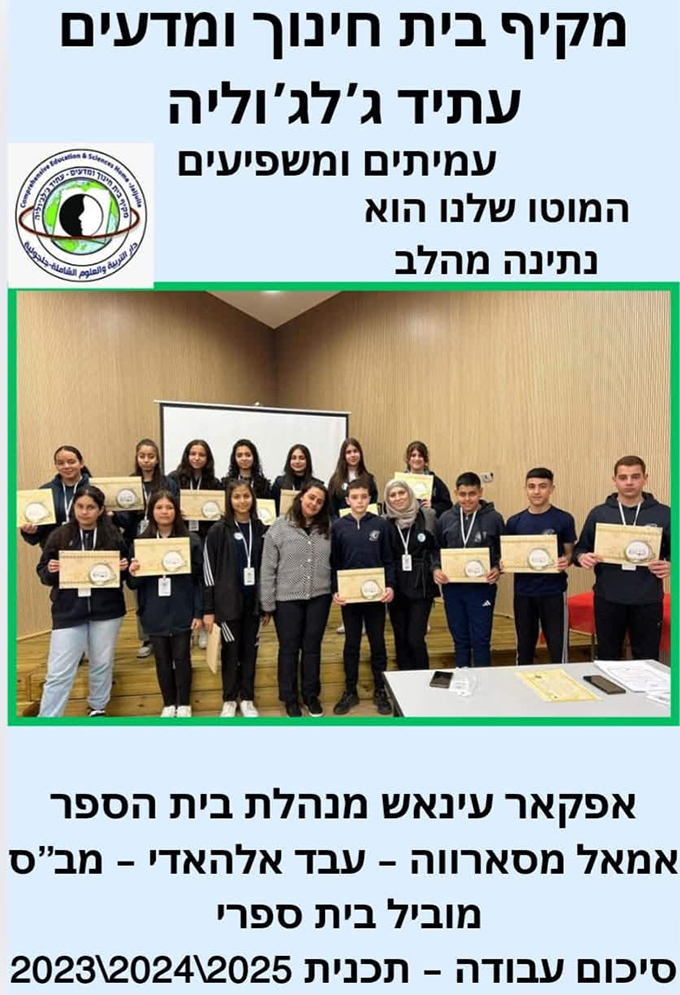 دار التربية والعلوم – جلجولية في الطليعة دائمًا، وفي القمة بجدارة